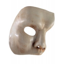Αποκριάτικη Μάσκα Ben Paper Mache Φάντασμα της Όπερας (Μπεζ)